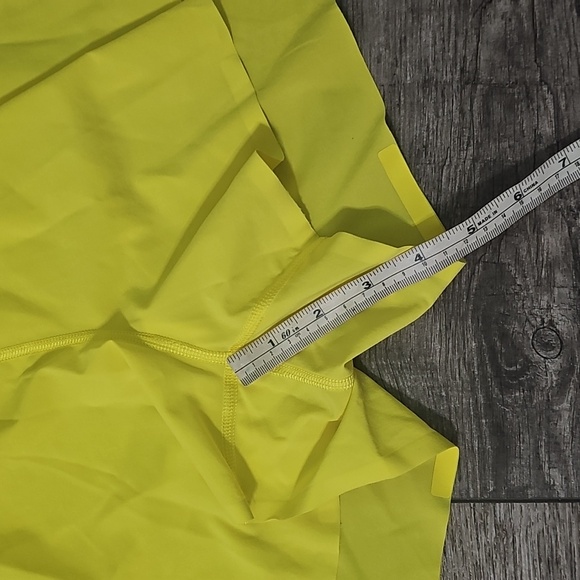 Lululemon Athletica Lined Yellow Athletic Shorts - Picture 5 of 8